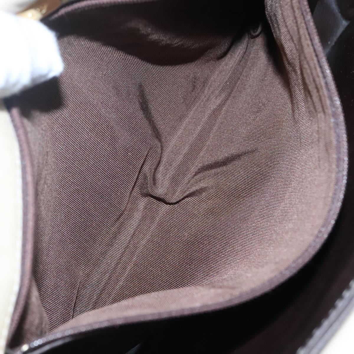 Bally Vintage Chain Shoulder Bag Quilted Leather, BEIGE, LEATHER, Shoulder bag