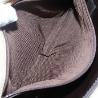 Bally Vintage Chain Shoulder Bag Quilted Leather, BEIGE, LEATHER, Shoulder bag