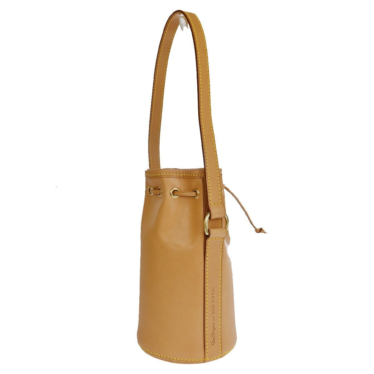 Louis Vuitton Limited Edition Dom Perignon Champagne Carrier Vachetta Leather, BEIGE, LEATHER, Handbag