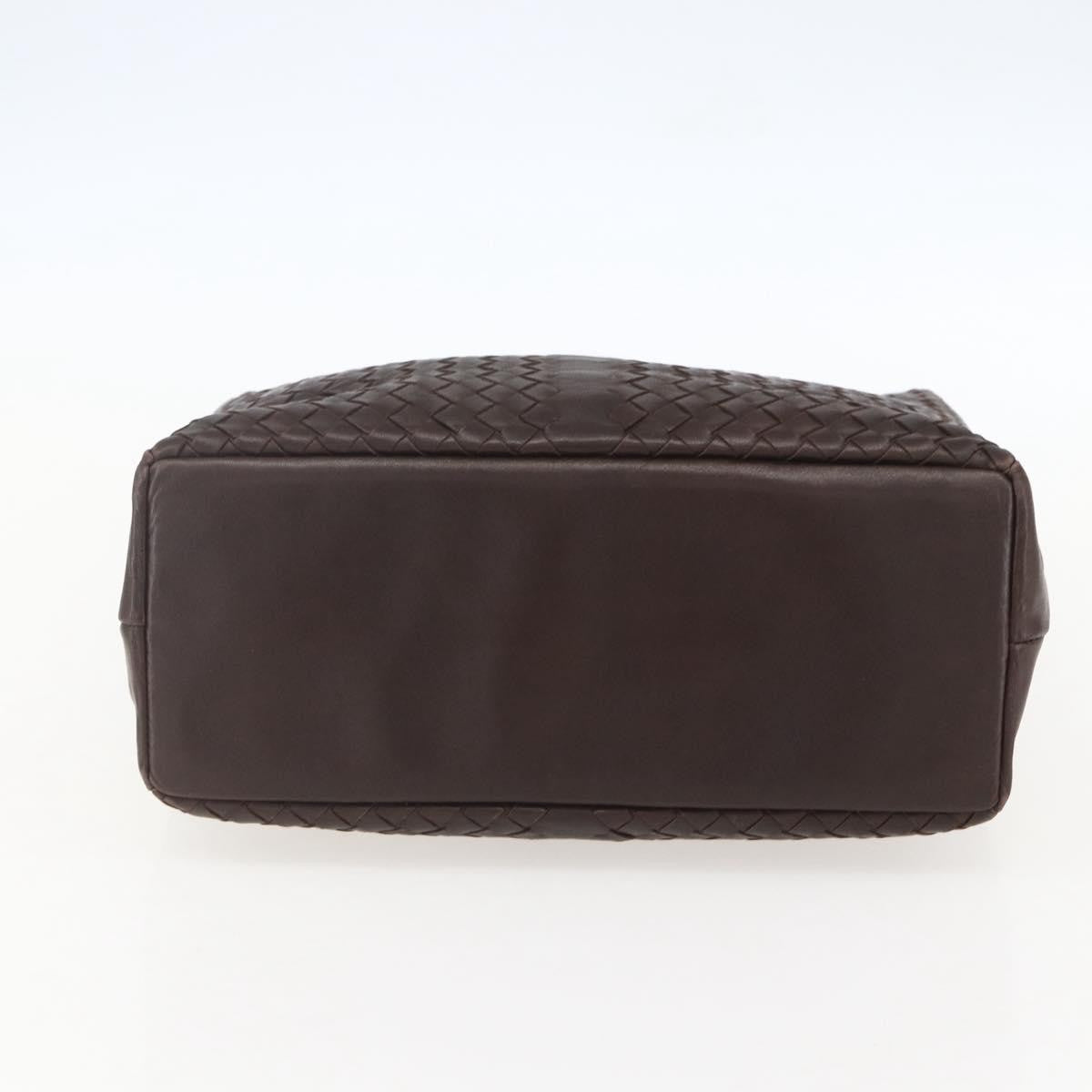 Bottega Veneta Intrecciato Handbag Leather, BROWN, LEATHER, Handbag