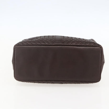 Bottega Veneta Intrecciato Handbag Leather, BROWN, LEATHER, Handbag