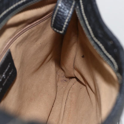 Salvatore Ferragamo Vintage Shoulder Bag Leather, BLACK, LEATHER, Shoulder bag