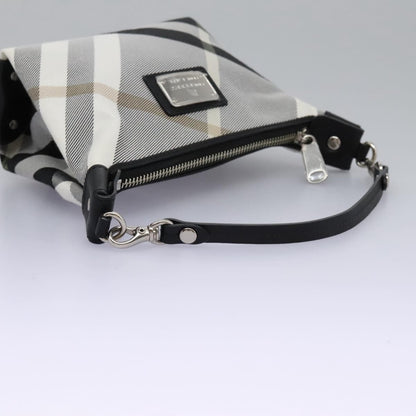 Burberry Nova check Pochette Nylon, GRAY, CANVAS, Clutche & pouche