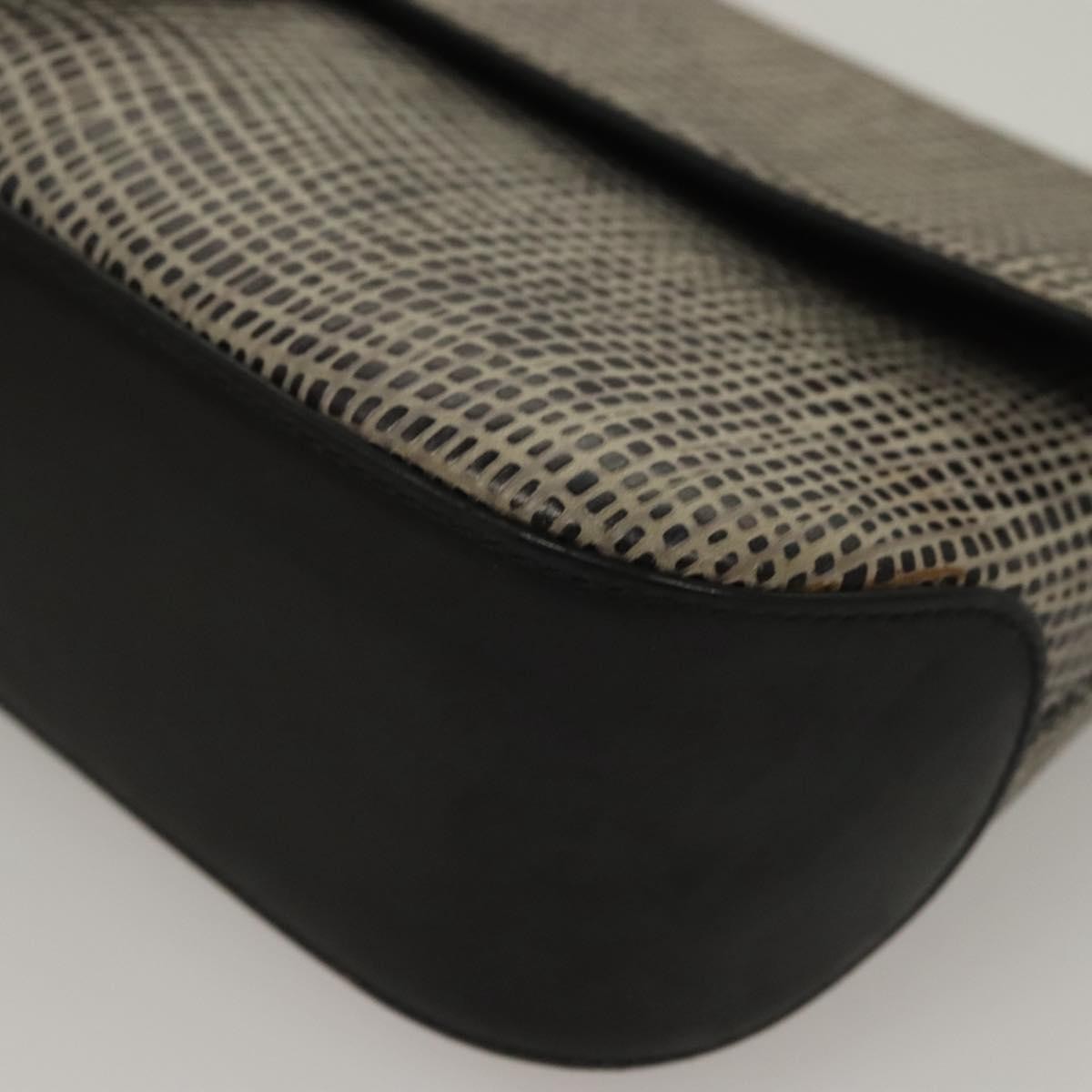 Salvatore Ferragamo Gancini Shoulder Bag Leather, BLACK, LEATHER, Shoulder bag