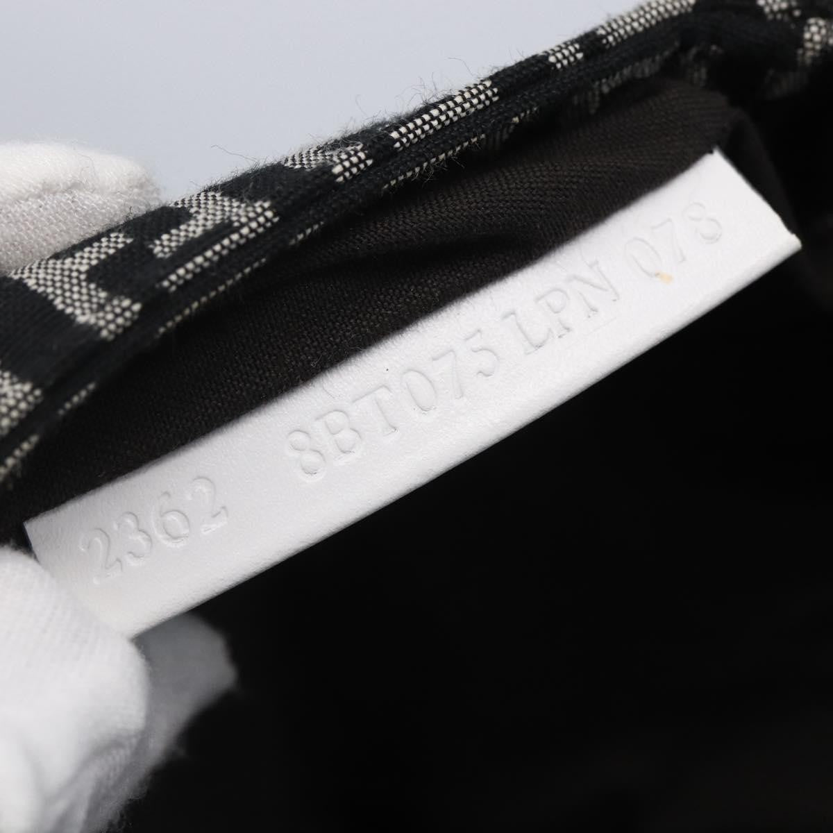 Fendi Vintage Flap Crossbody Bag Zucchino Canvas, BROWN, CANVAS, Shoulder bag