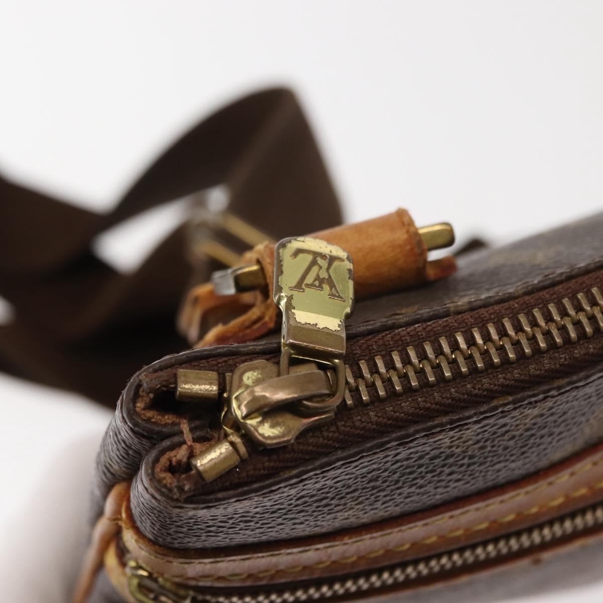 Louis Vuitton Bosphore Pochette Monogram Canvas, BROWN, CANVAS, Shoulder bag