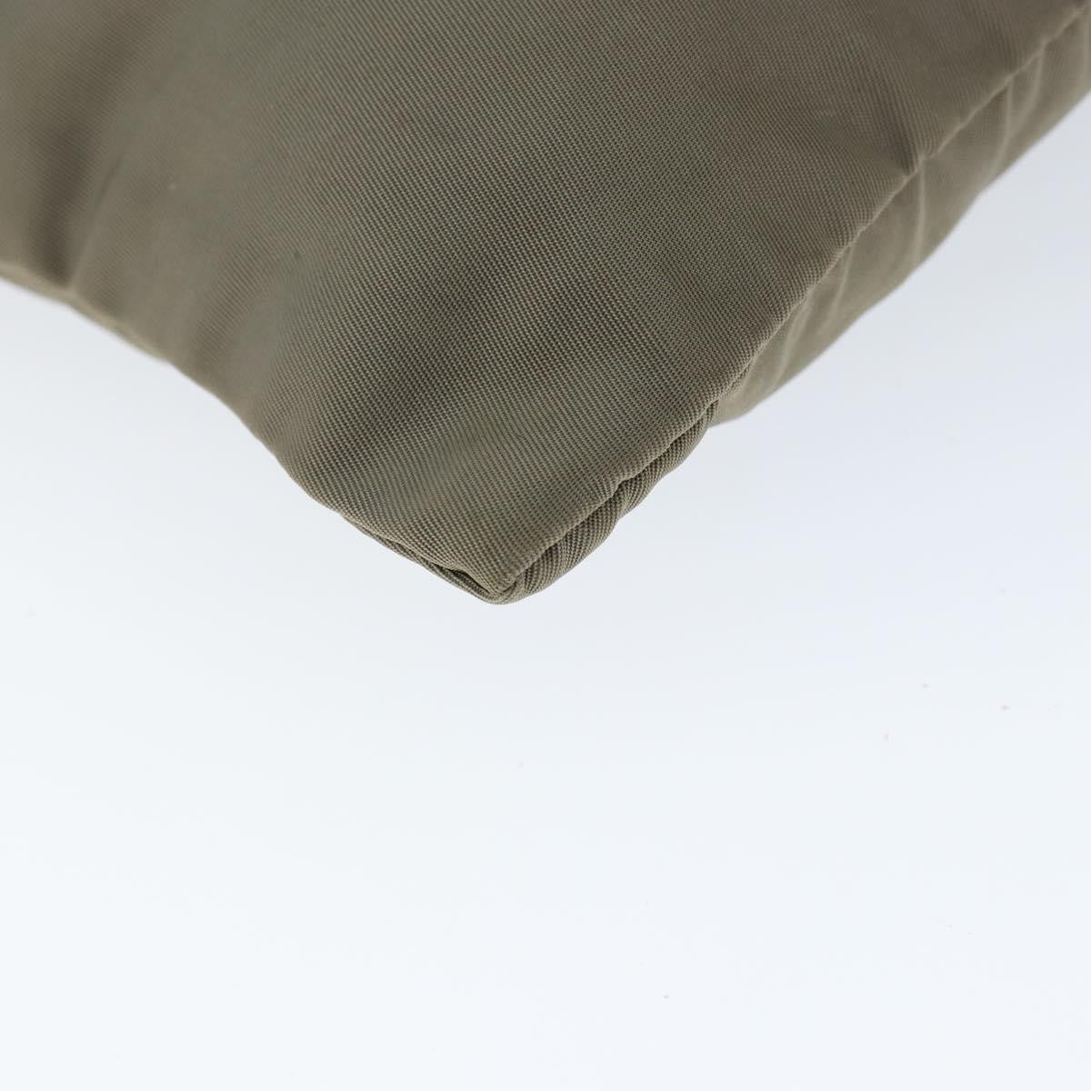 Prada Front Pocket Messenger Bag Tessuto, KHAKI, NYLON, Shoulder bag