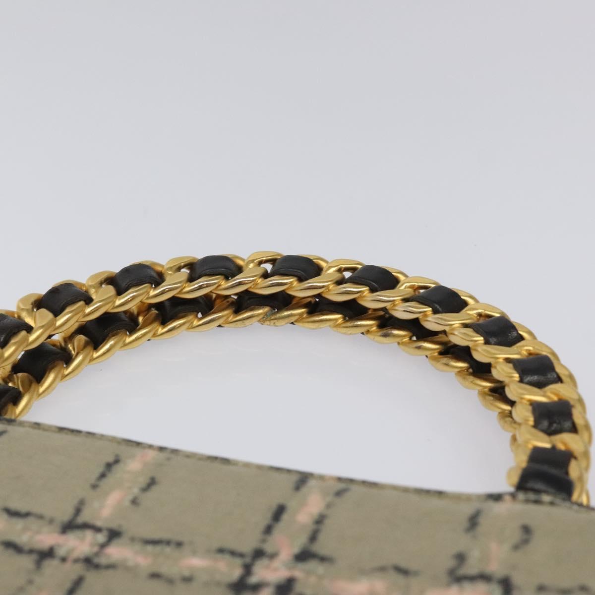 Chanel Chocolate bar tote Leather, BEIGE, LEATHER, Tote bag