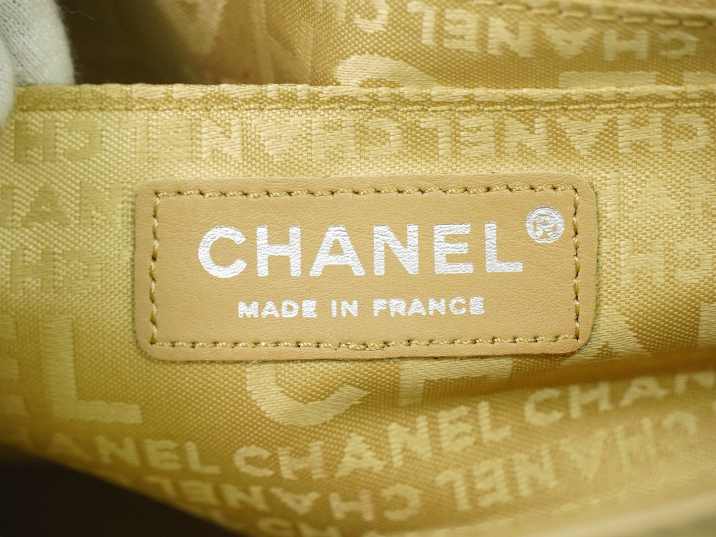 Chanel Reissue 2.55 Flap Bag Quilted Lambskin, BEIGE, LEATHER, Shoulder bag