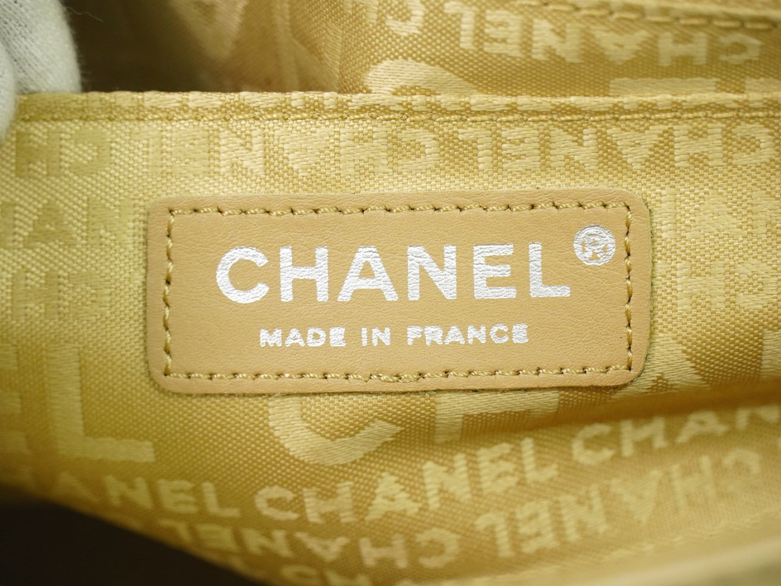 Chanel Reissue 2.55 Flap Bag Quilted Lambskin, BEIGE, LEATHER, Shoulder bag