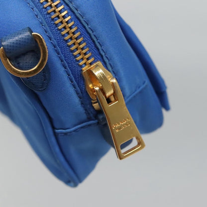 Prada Bow Camera Crossbody Bag Tessuto, BLUE, NYLON, Shoulder bag