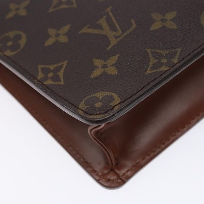 Louis Vuitton Pochette Homme Monogram Canvas, BROWN, CANVAS, Clutche & pouche