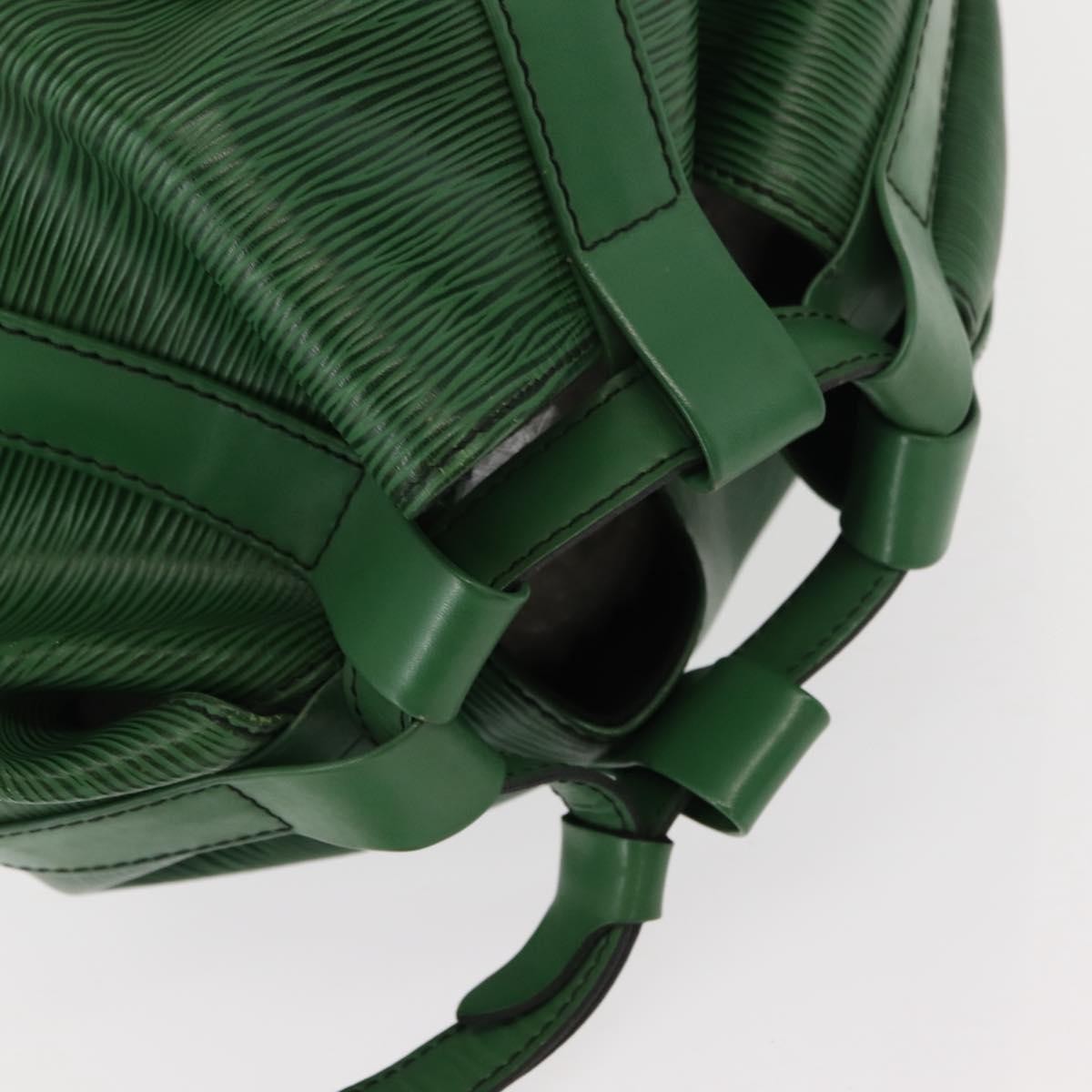 Louis Vuitton Randonnee Backpack Epi Leather, GREEN, LEATHER, Shoulder bag