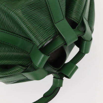 Louis Vuitton Randonnee Backpack Epi Leather, GREEN, LEATHER, Shoulder bag