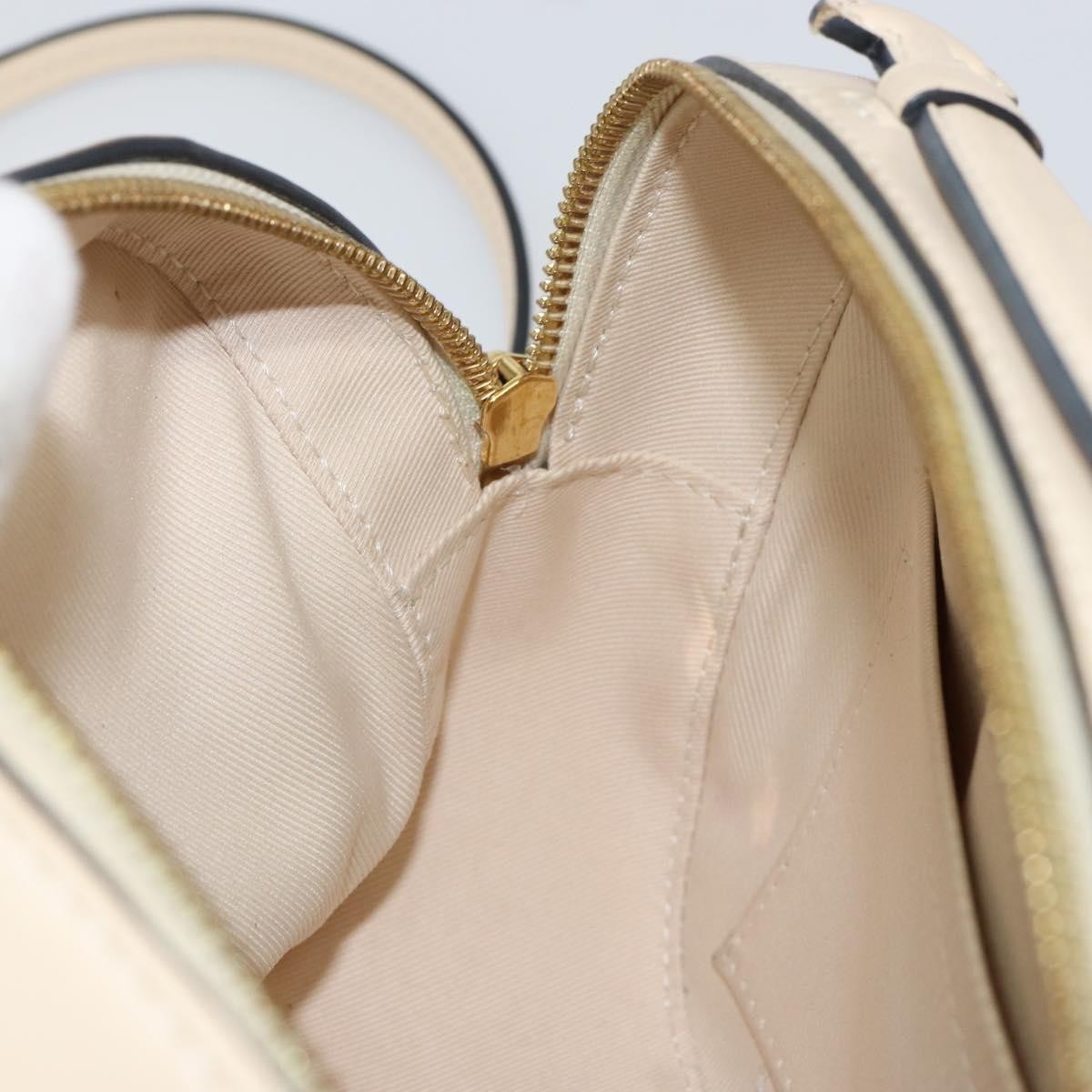 Louis Vuitton Saintonge Handbag Monogram Canvas with Leather, WHITE, CANVAS, Handbag