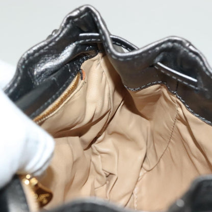 Bottega Veneta Intrecciato Backpack Patent Leather, METALLIC, LEATHER, Backpack