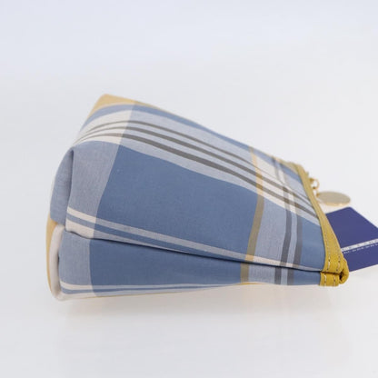 Burberry Nova check Pochette Canvas, BLUE, CANVAS, Clutche & pouche