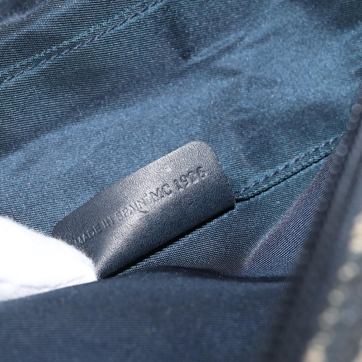 Christian Dior Vintage Saddle Coin Purse Diorissimo Canvas, BLUE, CANVAS, Clutche & pouche