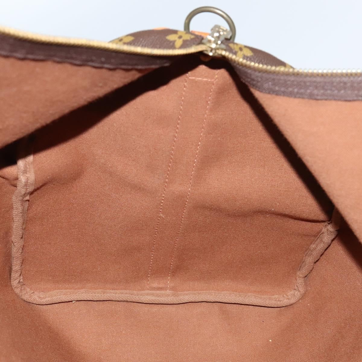 Louis Vuitton Keepall Bandouliere Bag Monogram Canvas, BROWN, CANVAS, Travel bag