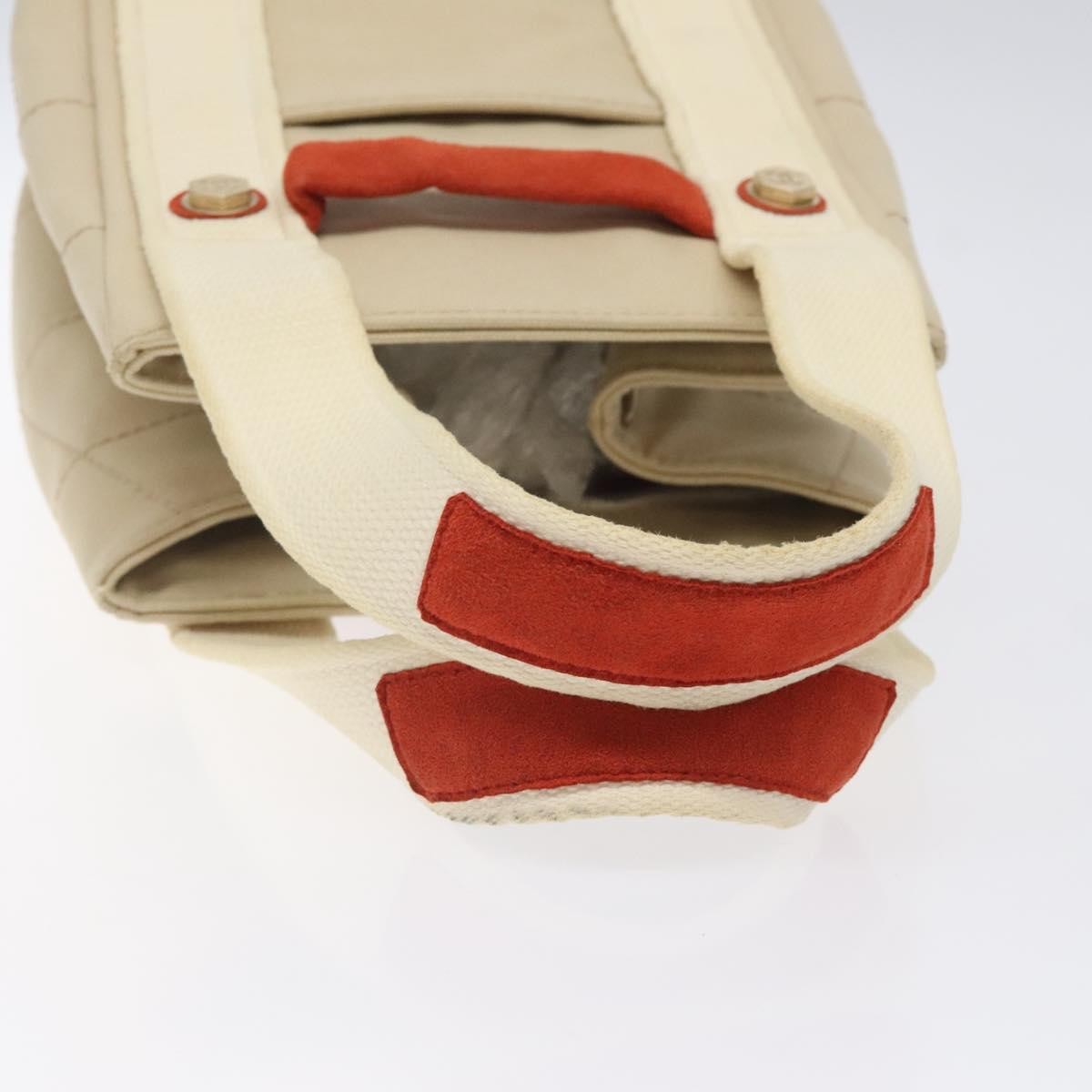 Chanel Chocolate Bar Coco Mark handbag Canvas, BEIGE, CANVAS, Handbag