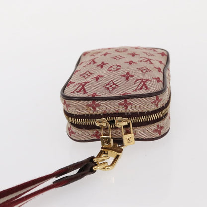 Louis Vuitton Camera Bag Mini Lin, RED, CANVAS, Clutche & pouche