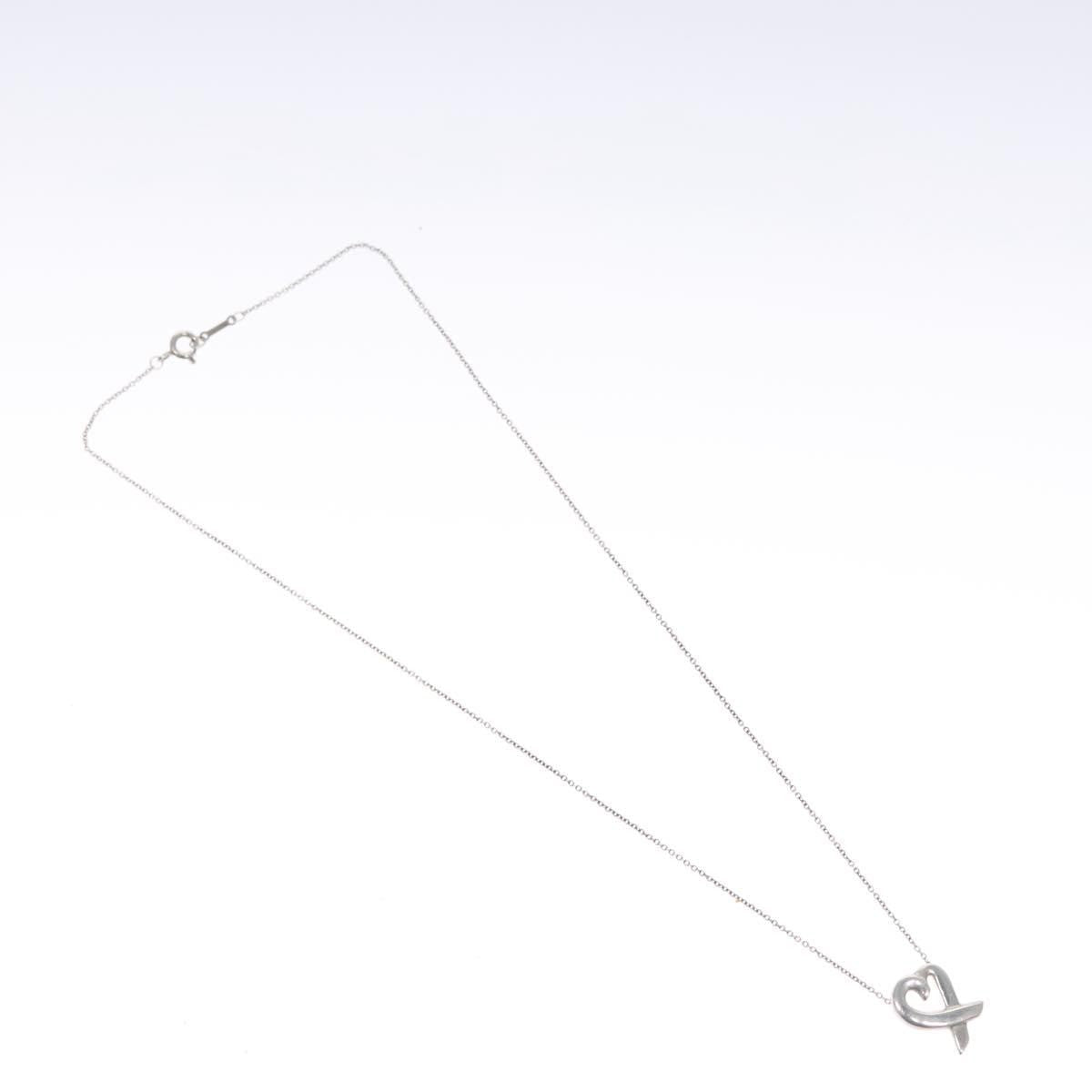 Tiffany & Co. Paloma Picasso Loving Heart Pendant Necklace Silver 925, SILVER, SILVER, Necklace