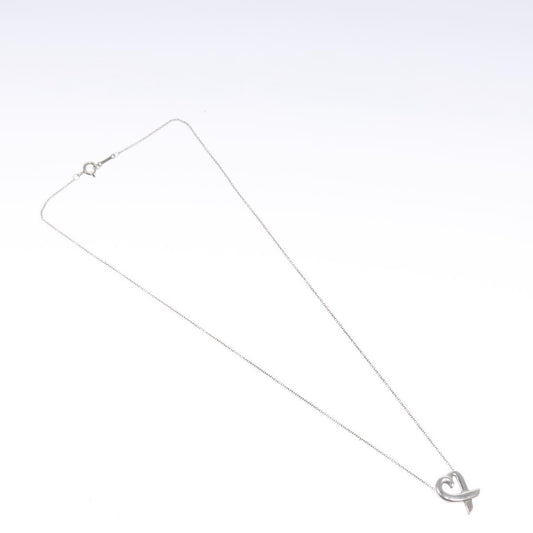 Tiffany & Co. Paloma Picasso Loving Heart Pendant Necklace Silver 925, SILVER, SILVER, Necklace