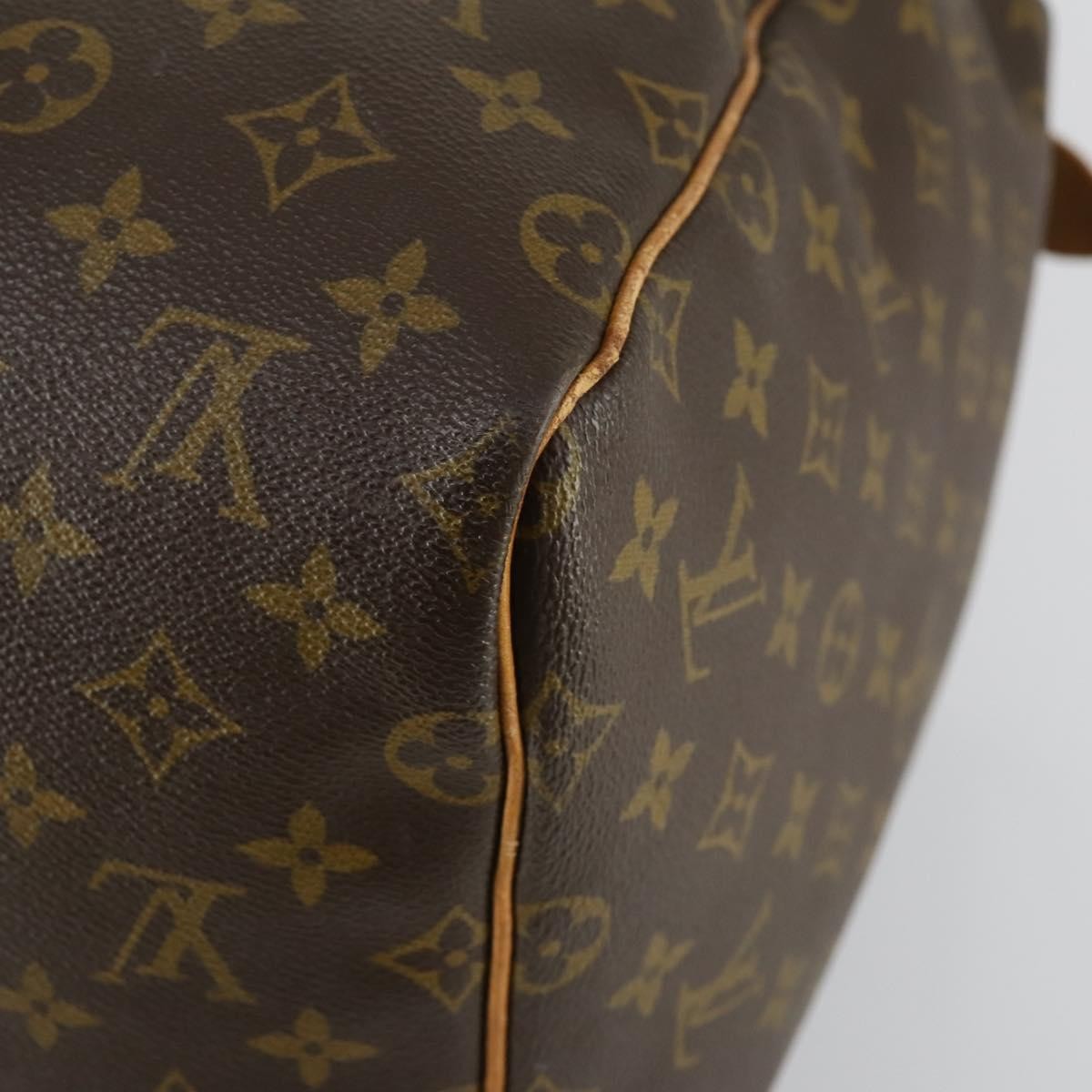 Louis Vuitton Keepall Bag Monogram Canvas, BROWN, CANVAS, Travel bag