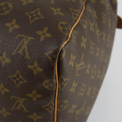 Louis Vuitton Keepall Bag Monogram Canvas, BROWN, CANVAS, Travel bag