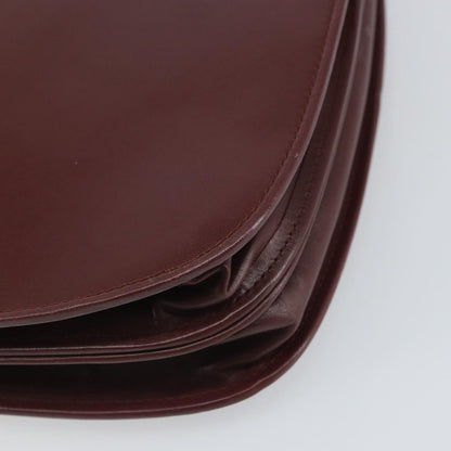 cartier Must de Cartier Shoulder Bag Leather, BURGUNDY, LEATHER, Shoulder bag