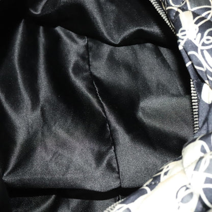 Chanel Kaleidoscope Chain Tote Quilted Printed Satin, BLACK, SILK, Tote bag