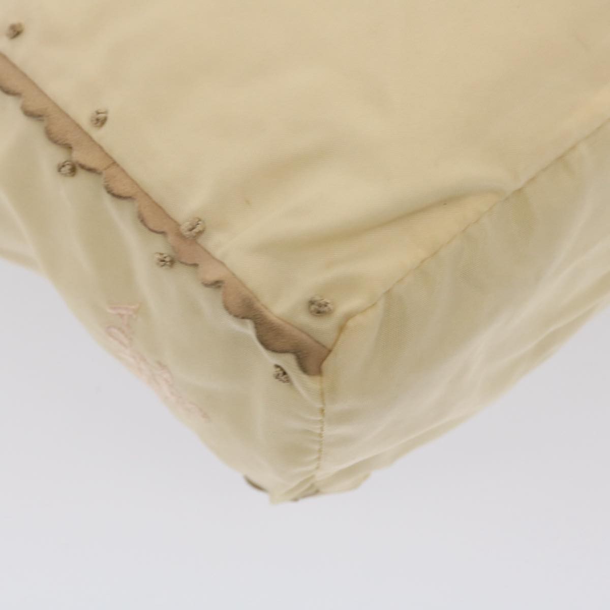 Prada Tote Vitello Daino Vitello Daino, BEIGE, NYLON, Tote bag