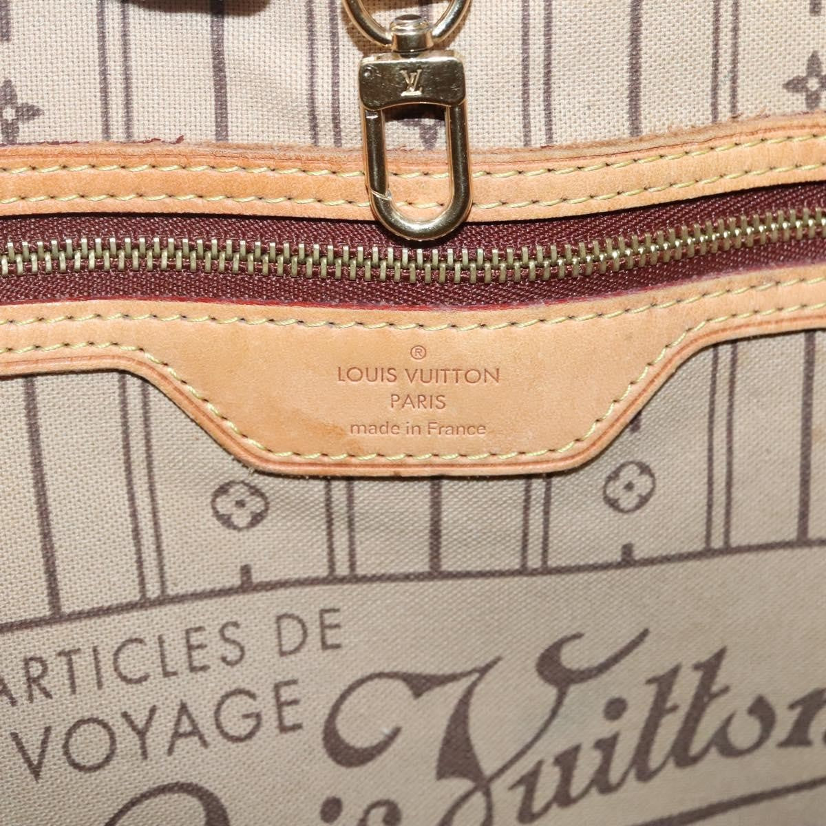 Louis Vuitton Neverfull Tote Monogram Canvas, BROWN, CANVAS, Tote bag