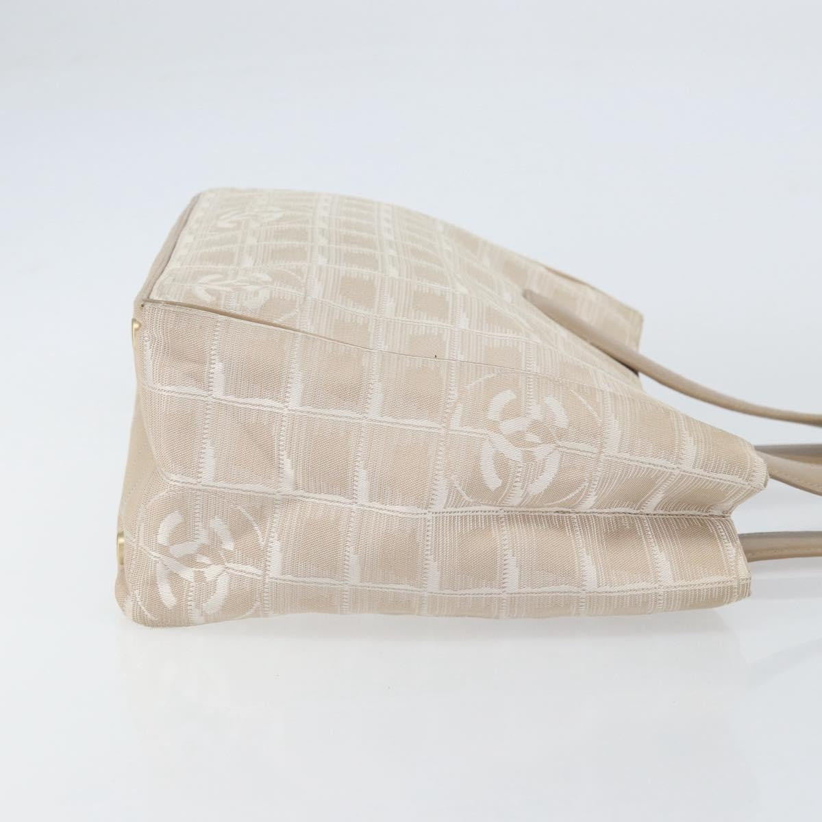 Chanel Travel Line Tote Nylon, BEIGE, NYLON, Tote bag