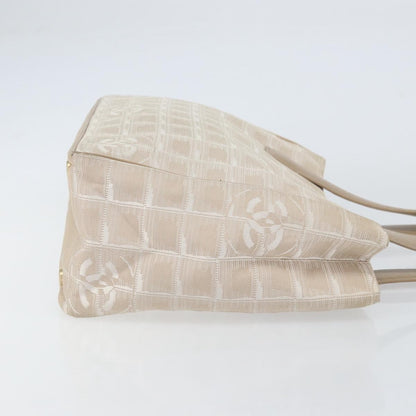 Chanel Travel Line Tote Nylon, BEIGE, NYLON, Tote bag
