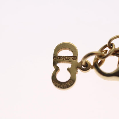 Christian Dior CD Pendant Necklace Metal, GOLD, METAL, Necklace
