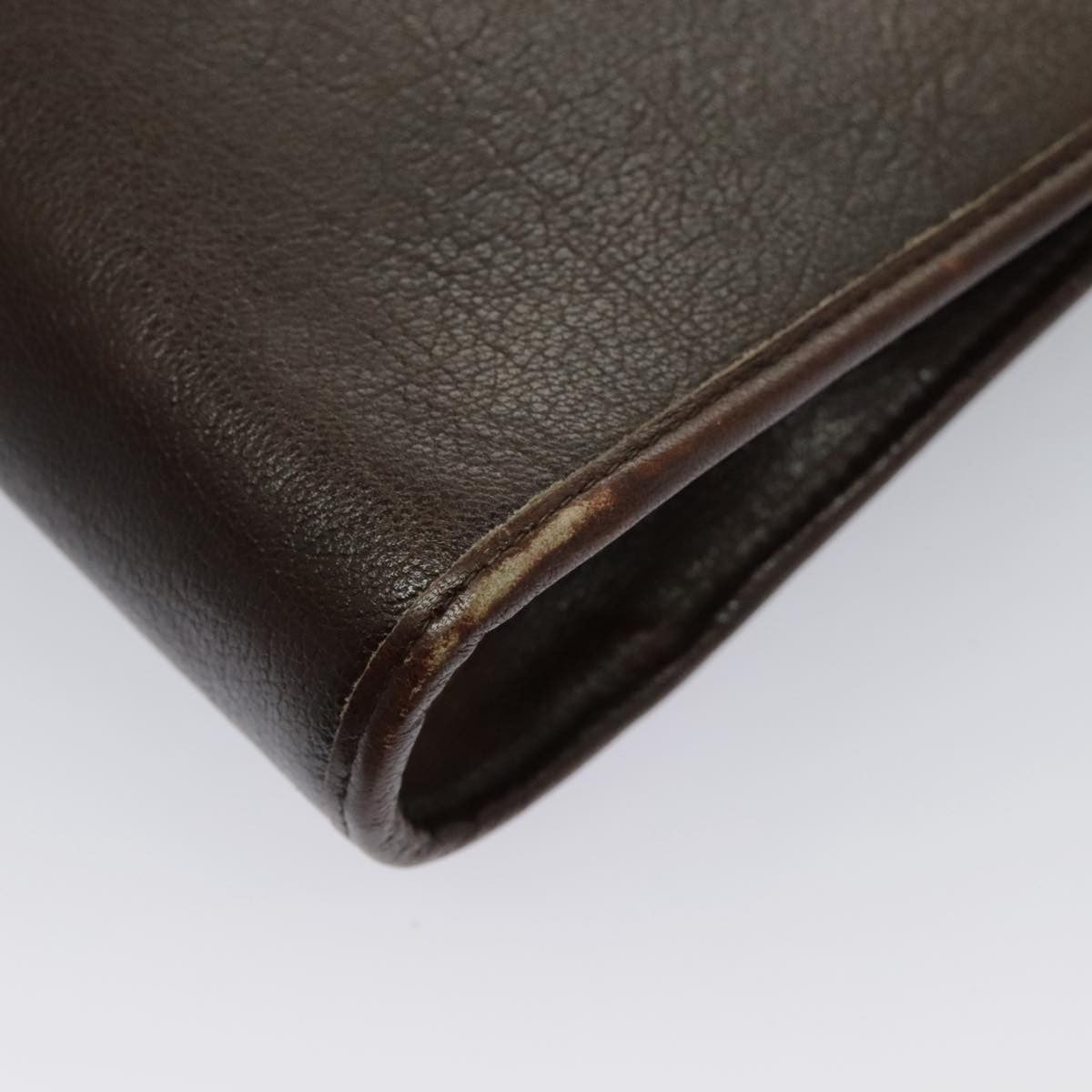 Christian Dior CD Shoulder bag Leather, BROWN, LEATHER, Shoulder bag