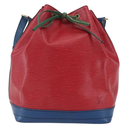 Louis Vuitton Tricolor Noe Handbag Epi Leather, RED, LEATHER, Shoulder bag