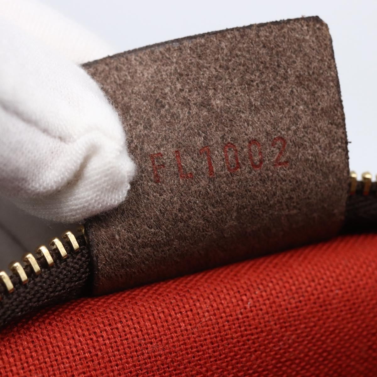 Louis Vuitton Navona Pochette Accessoires Damier, BROWN, CANVAS, Clutche & pouche