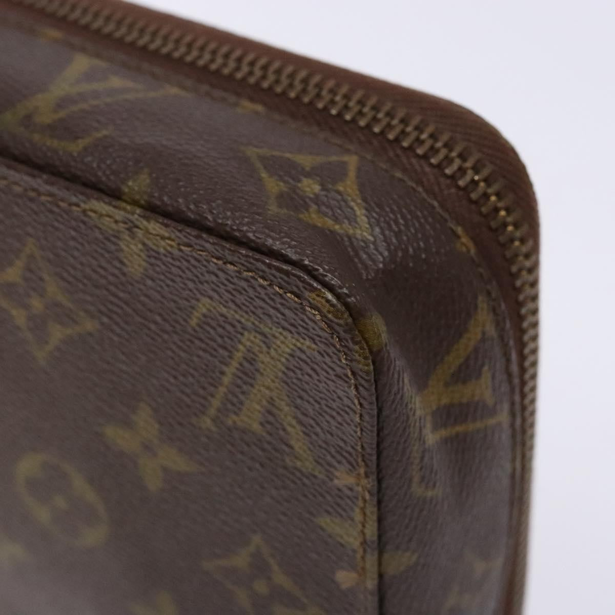 Louis Vuitton Vintage Jewelry Box Monogram Canvas, BROWN, CANVAS, Clutche & pouche