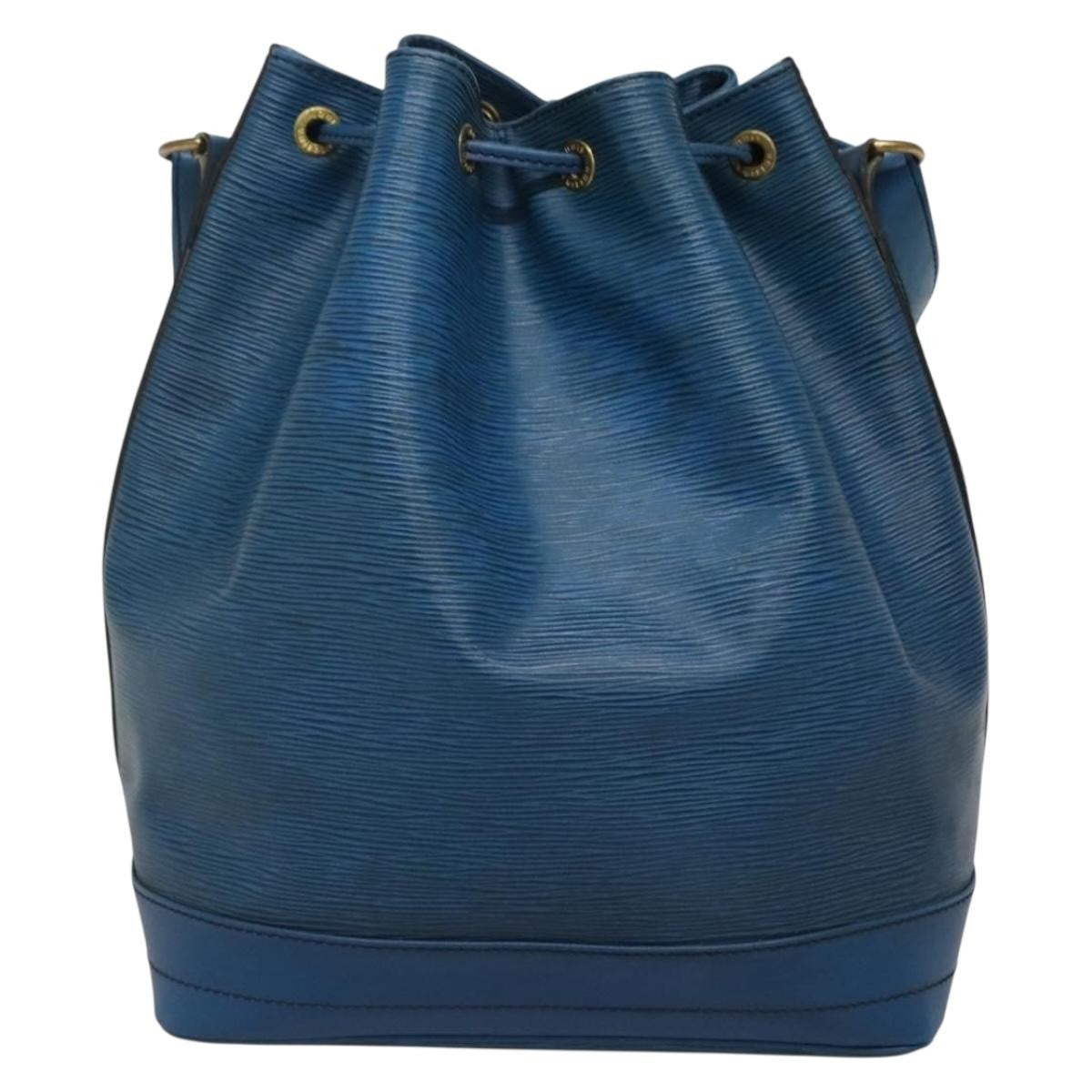 Louis Vuitton Noe Handbag Epi leather, BLUE, LEATHER, Handbag