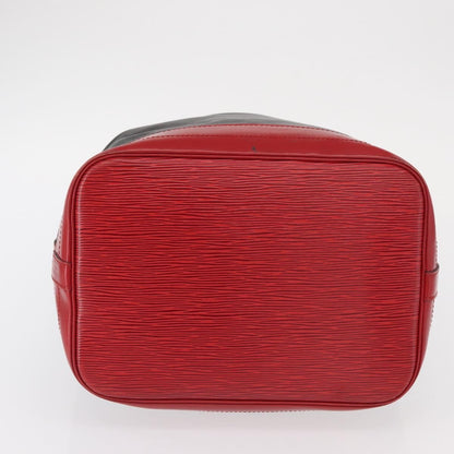 Louis Vuitton Bicolor Noe Handbag Epi Leather, BLACK, LEATHER, Shoulder bag