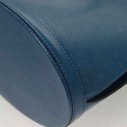 Louis Vuitton Cluny Shoulder Bag Epi Leather, BLUE, LEATHER, Shoulder bag