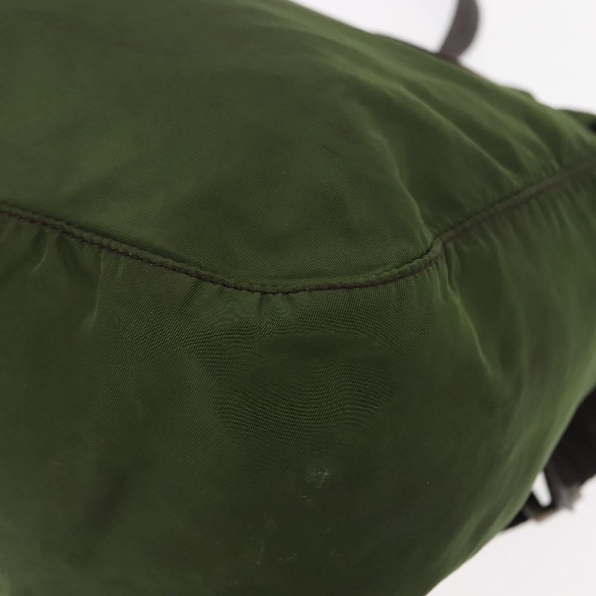 Prada Zip Buckle Messenger Bag Tessuto, KHAKI, NYLON, Crossbody bag