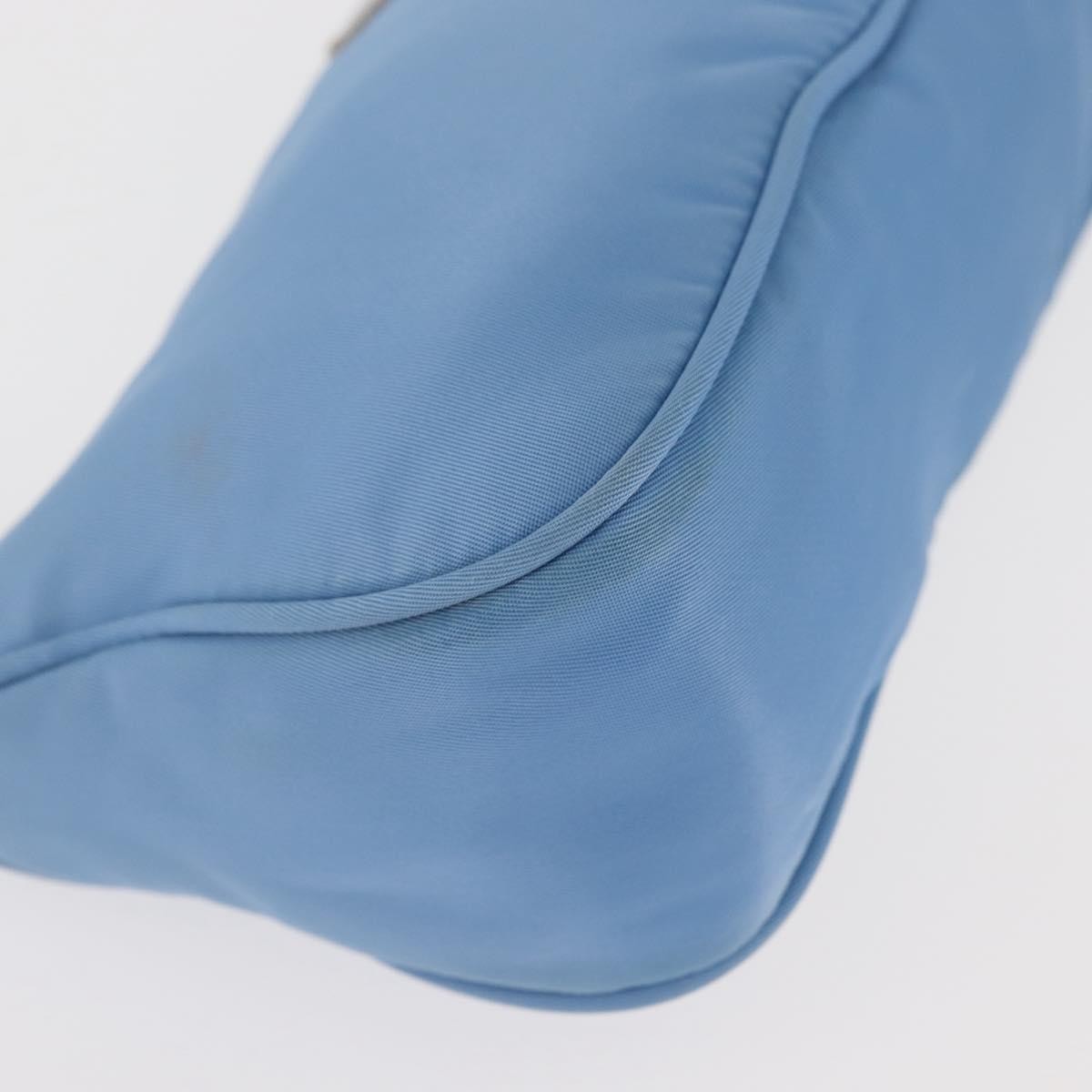 Prada Pochette Shoulder Bag Tessuto, BLUE, NYLON, Clutche & pouche