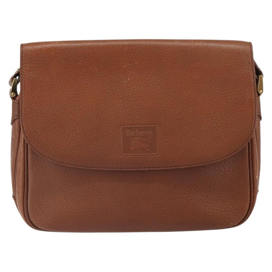Burberry Vintage Shoulder Bag Leather, BROWN, LEATHER, Shoulder bag
