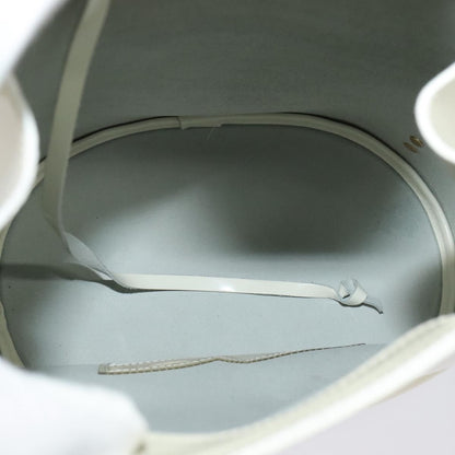 Salvatore Ferragamo Vintage Gancini Backpack Patent Leather, WHITE, PATENT_LEATHER, Backpack