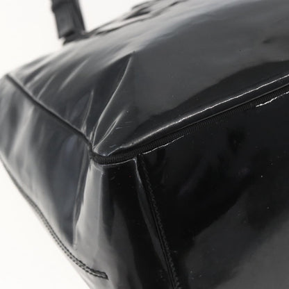 Salvatore Ferragamo Vintage Tote bag Patent Leather, BLACK, PATENT_LEATHER, Tote bag