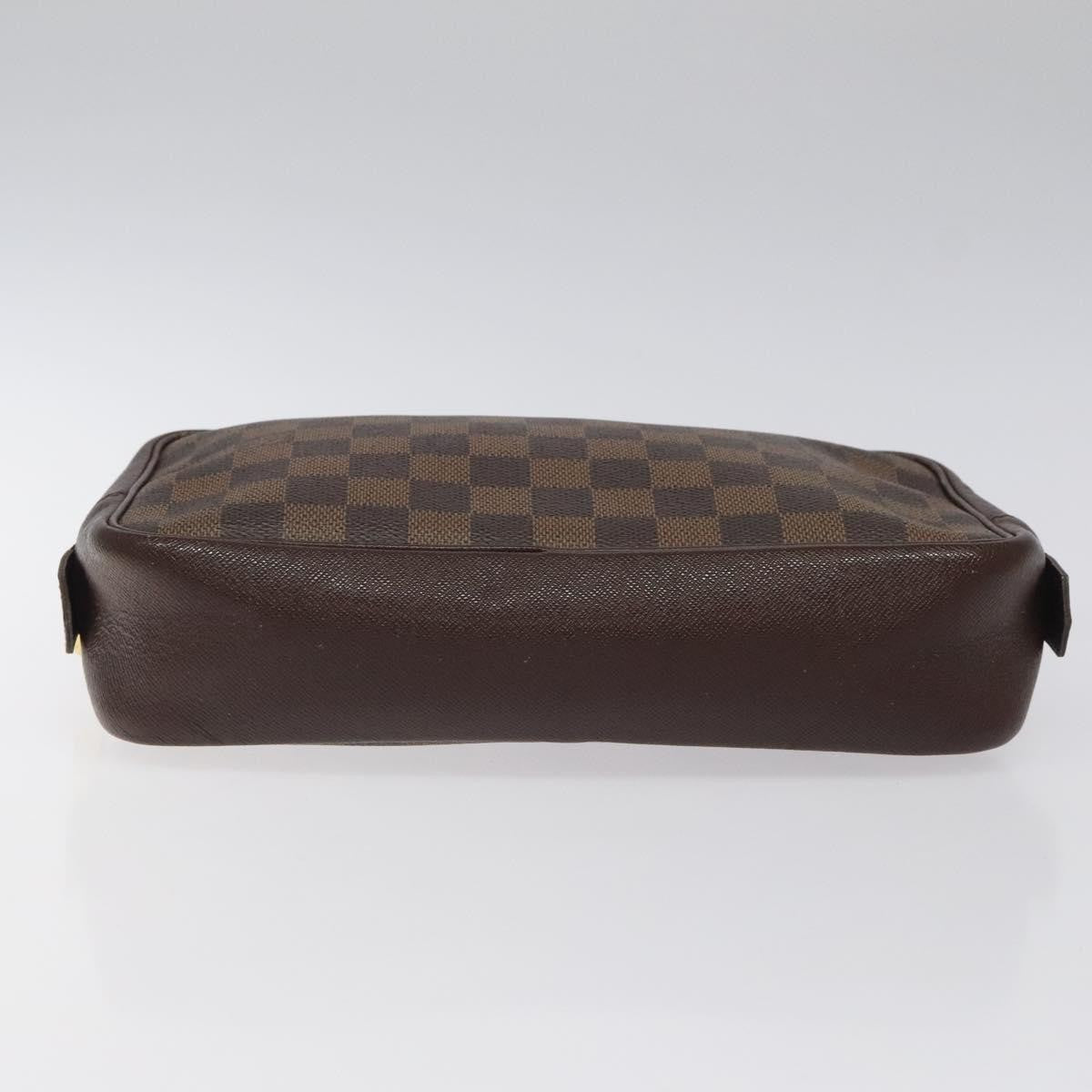 Louis Vuitton Trousse Toiletry Pouch Damier Canvas, BROWN, CANVAS, Toiletry Case