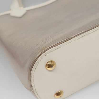 Louis Vuitton Plage Lagoon Bay Handbag Vinyl Epi Leather, WHITE, LEATHER, Handbag